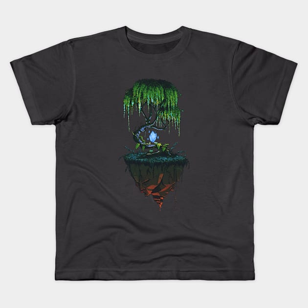 Crystal Earth Kids T-Shirt by Rafarte